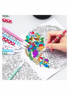 KASTWAVE Gel Pens, 10 Pack Color Cute Gel Ink Pens, Cartoon Stationery Ballpoint for Writing Drawing Gifts, Multi Colored Pens 0.38 mm Fine Point Pens for Women Girls Kids Children Students Gifts  - Image 4