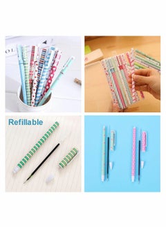 KASTWAVE Gel Pens, 10 Pack Color Cute Gel Ink Pens, Cartoon Stationery Ballpoint for Writing Drawing Gifts, Multi Colored Pens 0.38 mm Fine Point Pens for Women Girls Kids Children Students Gifts  - Image 5