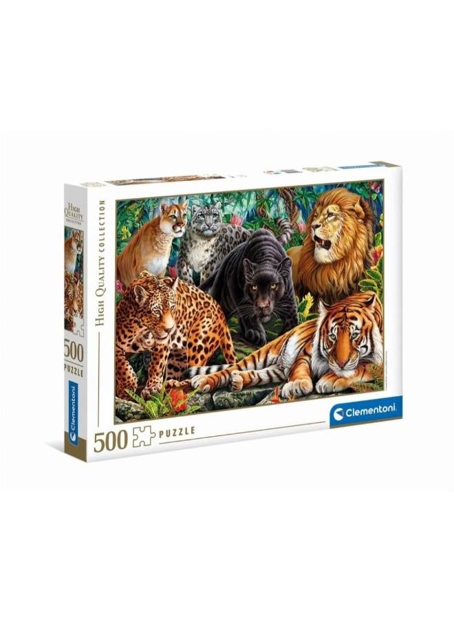 كلمينتوني لغز القطط البرية - 500 قطعة