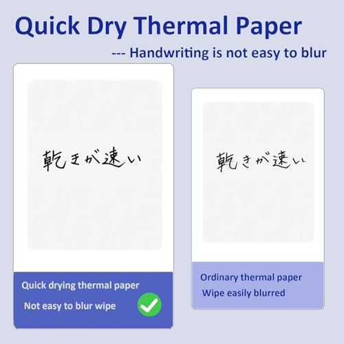ECIFFO 2 Rolls Thermal Printer Paper, Thermal Paper 8.5 X 11 Inch, Us Letter Paper Size Thermal Paper Rolls for M08f M832 Portable Printer, A4 Printing Paper roll (1 roll =27 Sheets/7.6m long,Φ1.18") - Image 3