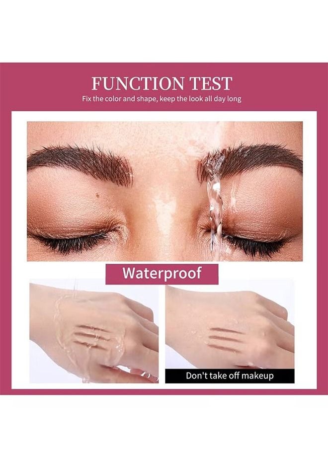 QiBest - 2 Pcs Clear Eyebrow Setting Gel with Brush, Clear Brow Fix Gel, Transfer Proof Eyebrow Mascara Long Lasting Waterproof and Sweat Proof Eyebrow Repair Liquid Brows Styling - Image 1