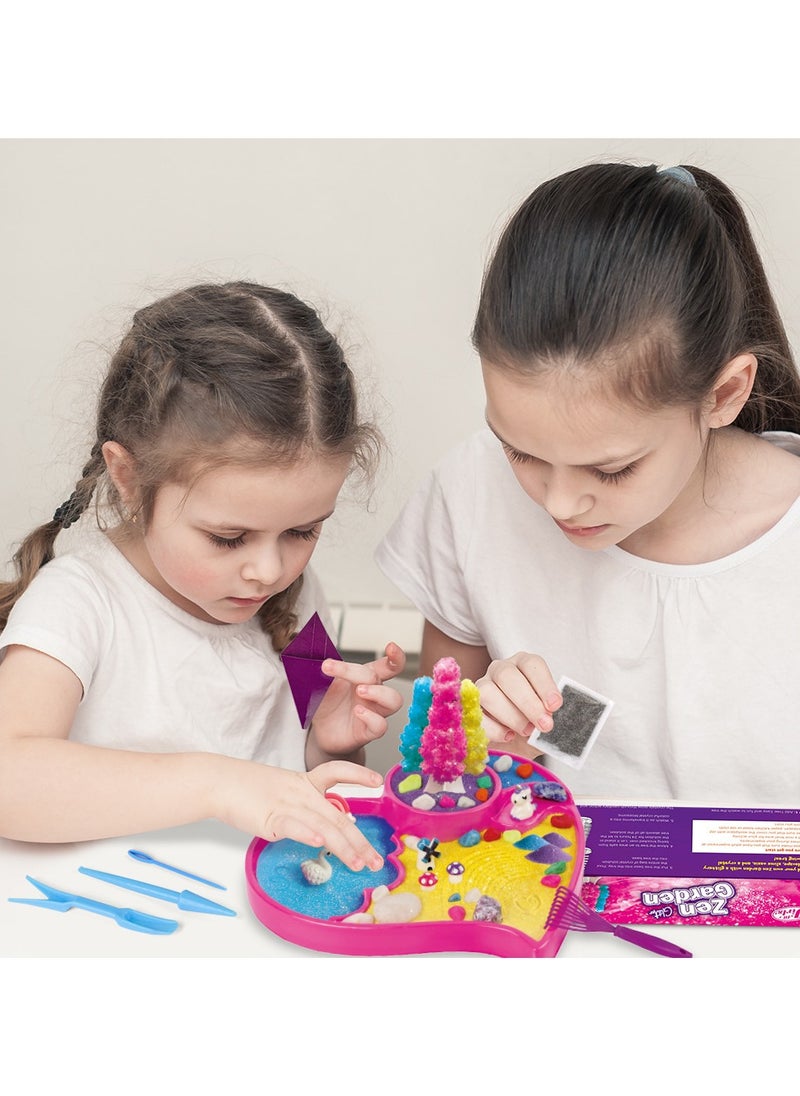 VUCATIN - Unicorn Fairy Garden Kit for Kids Zen Garden Kit for Girls DIY Science Toy Unicorn Terrarium Kit Magic Unicorn Arts and Crafts for Girls Age 8 Play Sand Set - Image 1
