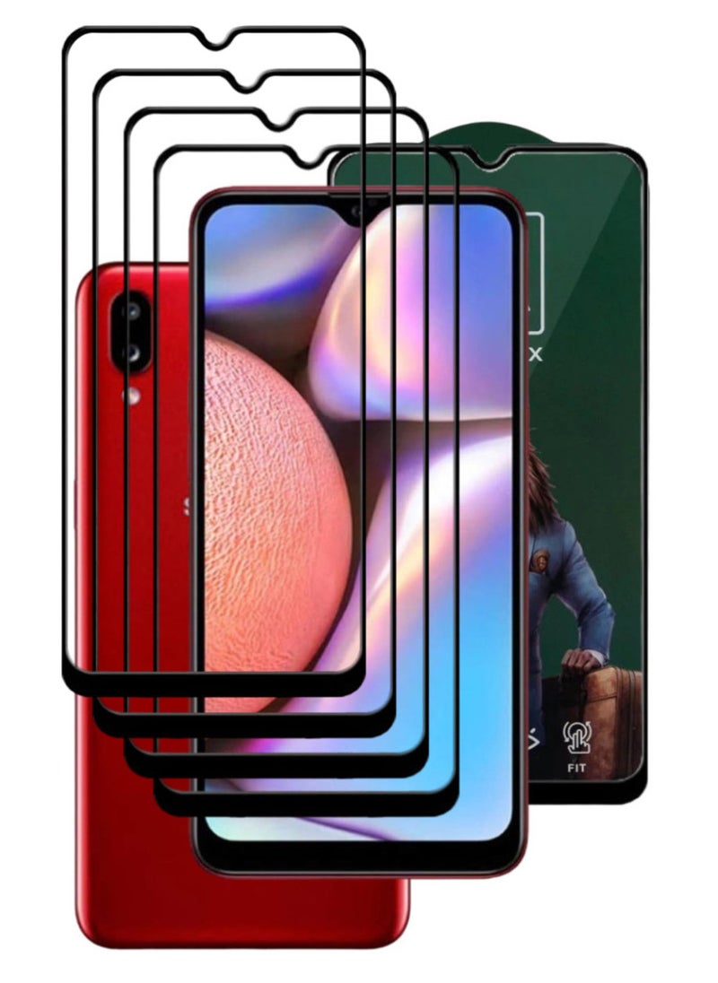 ACLIX 4 Pieces Antistatic ESD Dustproof Premium Quality High Definition Tempered Glass Screen Protector Designed For Samsung Galaxy A10s - Image 1