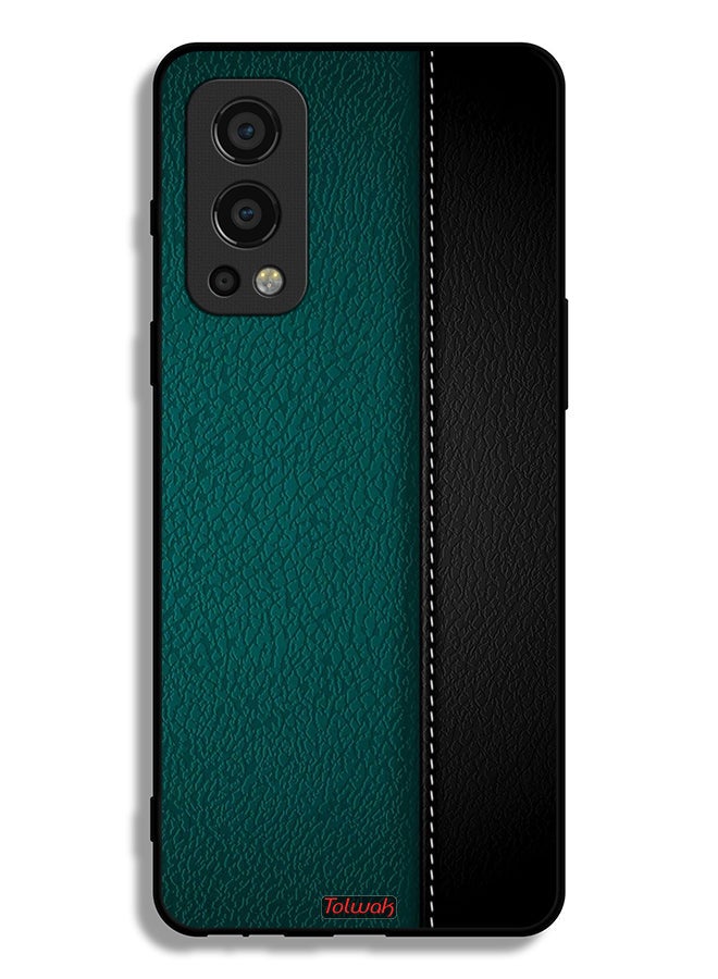 Tolwak غطاء حماية لهاتف OnePlus Nord 2 5G بنمط جلد - Image 2