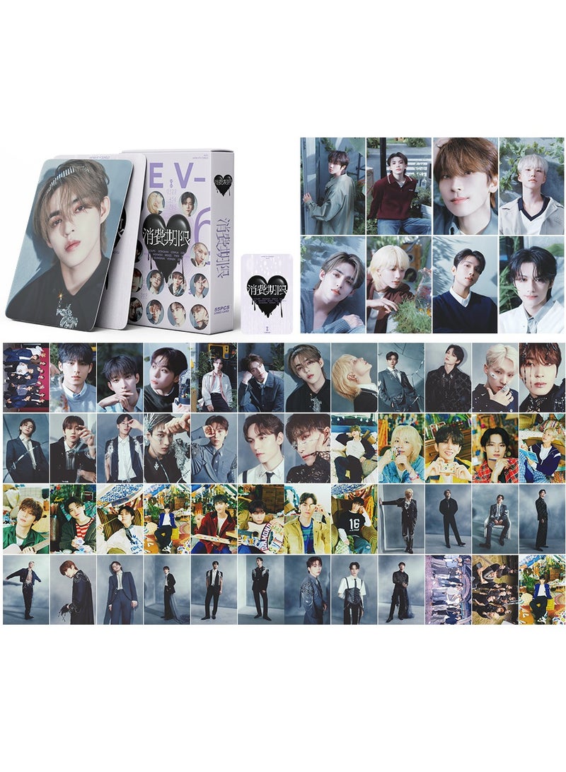 NIBEMINENT 55 Pcs Kpop SEVENTEEN 4TH JAPAN SINGLE Lomo Cards Card For Fans Collection Gifts - Image 1