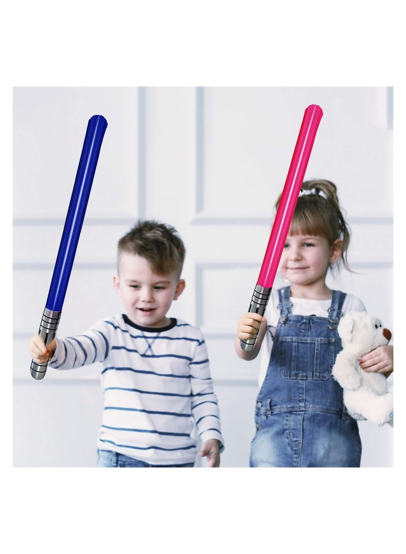 SYOSI 12 Pieces Inflatable Light Saber Sword Toys Set, Inflatable Lightsaber Toy Cosplay Party Favors, Inflatable Swords for Star Wars Themed Party, Cosplay Party - Image 4