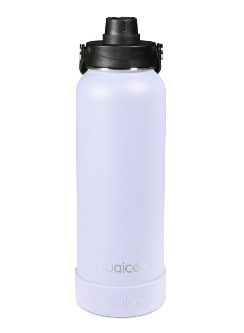 WAICEE Thistle Purple Reusable Bottle - Insulated, Large Capacity, Leak-Proof, Stylish, Durable, Eco-Friendly 1200Ml - Image 1