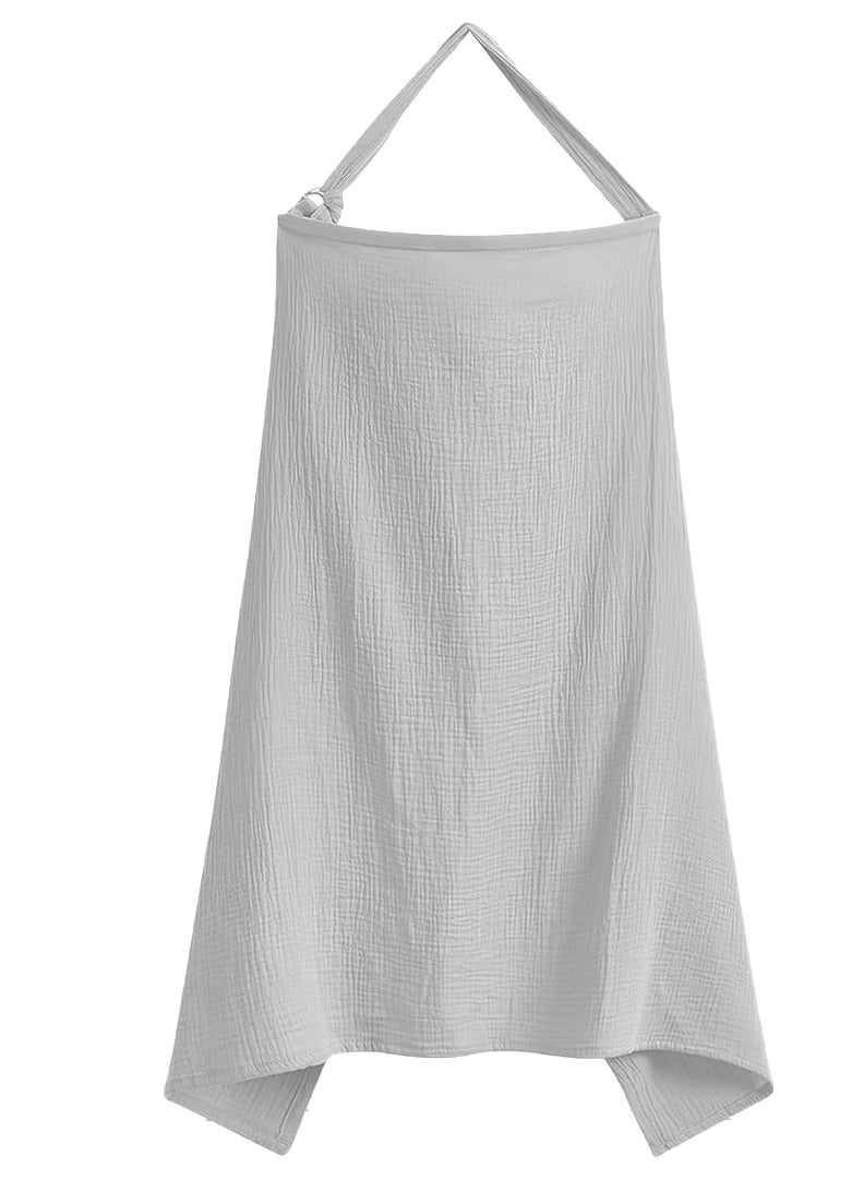 Cute 'n' Cuddle Nursing Breastfeeding Cover For Babies – Soft Breathable Cotton With Adjustable Neck Strap, Privacy For Moms, Lightweight & Stylish Nursing Shawl For Feeding In Public – Travel Friendly (One Size) - Image 1