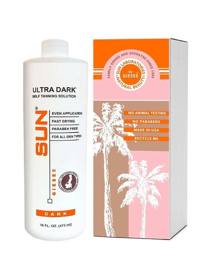 Sun Laboratories by Giesee Sun Labs Spray Tan Solution for a Golden Glow - Dark - 1-16 fl. oz. Bottle  - Image 1