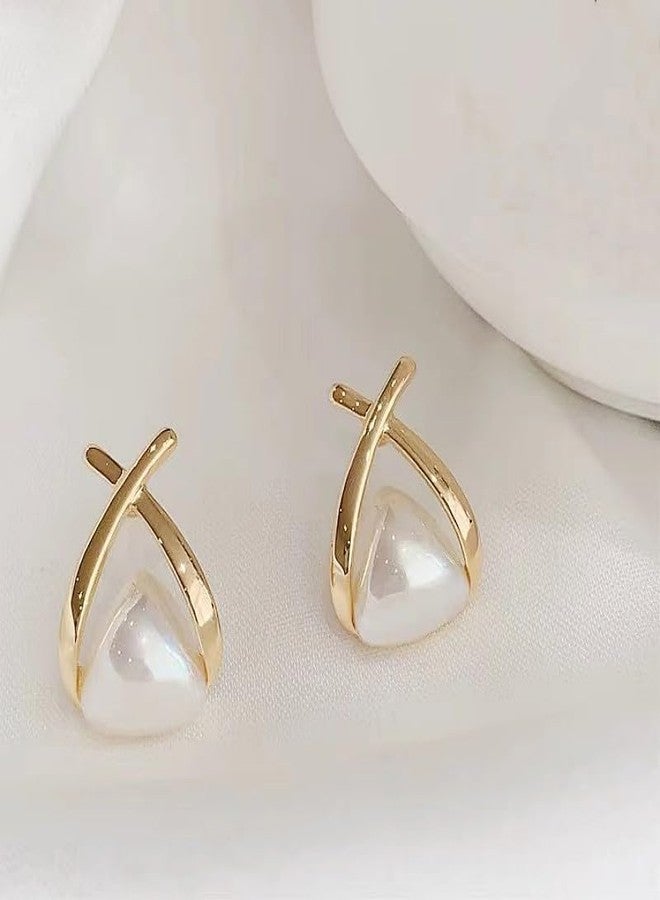 AMAAL Korean Earrings set for Women & Girls Ladies | Designer Statement Crystal Earing beads | Stylish Ear Rings Jewellery for woman Accessory | Valentine Gift for Girlfriend couple -311 - Image 5