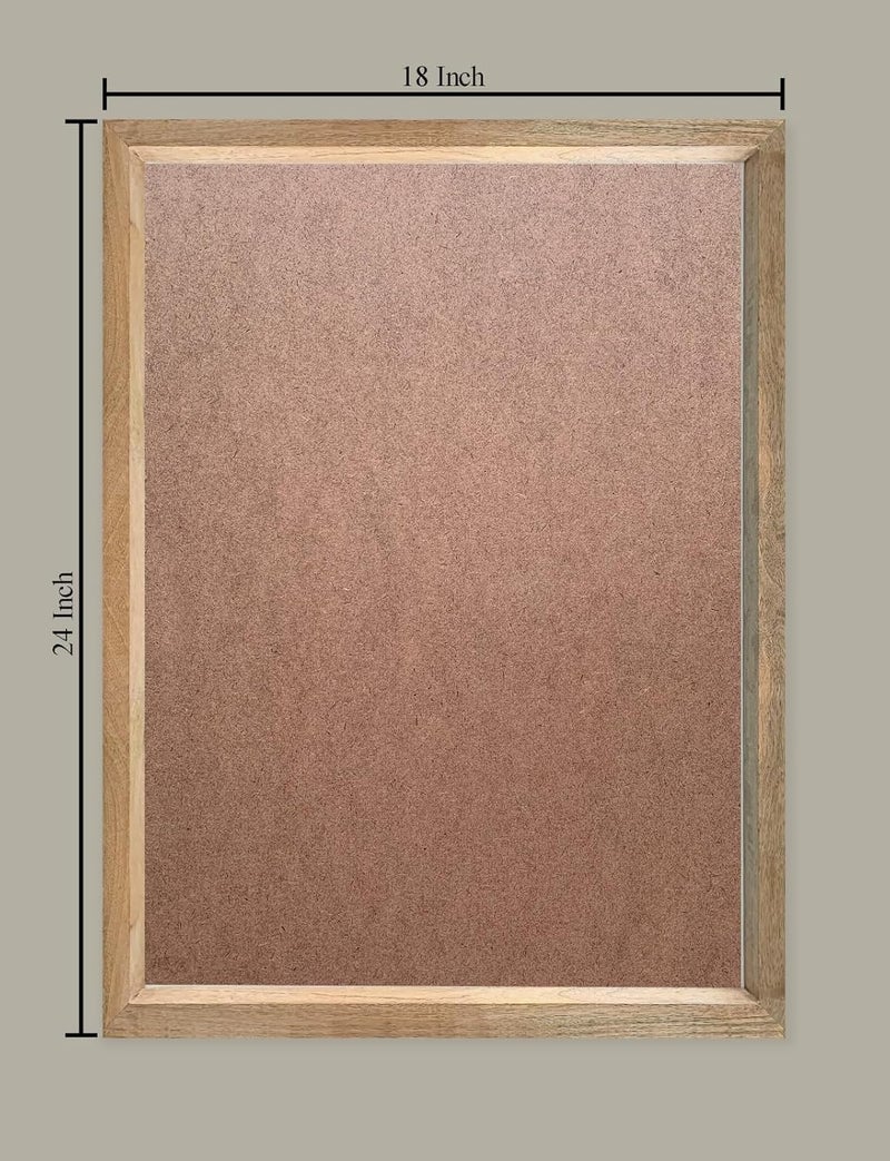 Admire Home Modern Art Print Wallart Paintings for Living RoomWall Art Painting with Mango wood Frame Home Decoration Bedroom Office Room for Wall Decor 24 Inch X 18 Inch ModernWArtB30 - Image 4
