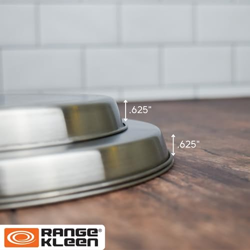 Range Kleen 550 Stainless Steel Round Burner Kovers, Set of 4 - Image 4