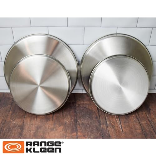 Range Kleen 550 Stainless Steel Round Burner Kovers, Set of 4 - Image 2