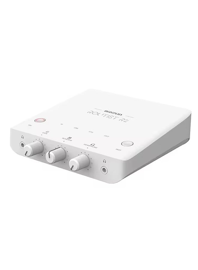 midiplus Routist R2 Professional USB Interface Audio Mixer 1 In 2 Out Livestream Recording Studio Podcast External Sound Card - Image 2