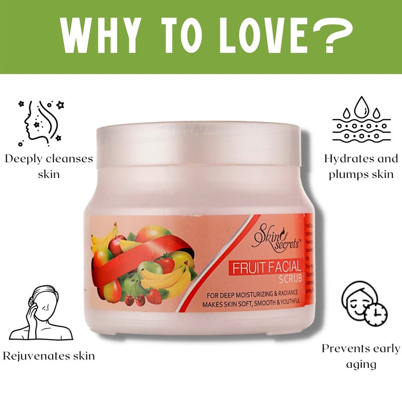 Skin Secrets Fruit Facial Scrub 500gm - Image 2