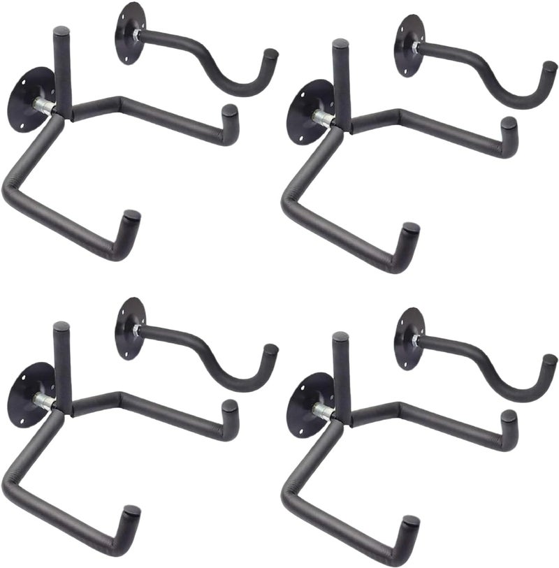 Orgrimmar Guitar Wall Mount Acoustic/Electric/Classical Guitar, Ukulele, Banjo and Mandolin Wall Hanger Slat Horizontal Holder Bass Stand Rack Hook (Set of 4) - Image 1
