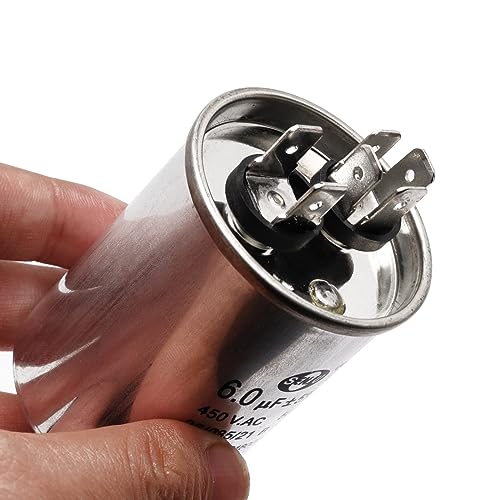 BENLIUDH 6 uf MFD 450 Volt Fan Motor Run Oval Capacitor for AC Motor Run or Fan Start and Cool or Heat Pump Air Conditione Conditioner (6UF) - Image 5