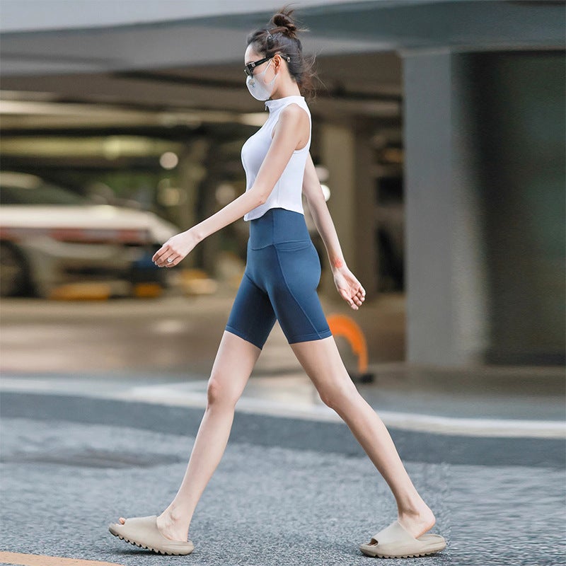 Zipper Vest Women'S Summer Slim-Fit Slimming Pure Desire Girl Sports Yoga Fitness Training Sleeveless Running Top - Image 3