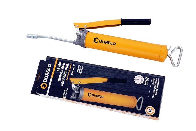DURELO GGP6R Lever Grease Gun Standard Yellow - Image 2