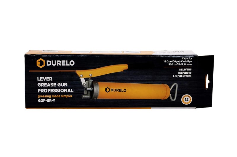 DURELO GGP6R Lever Grease Gun Standard Yellow - Image 3