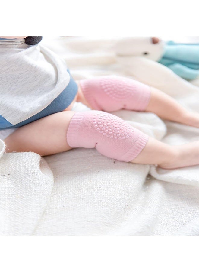 أجريون 5 أزواج من وسادات الركبة المضادة للانزلاق للزحف للأطفال، واقيات ركبة الأطفال الصغار لتدفئة الساق - Image 3