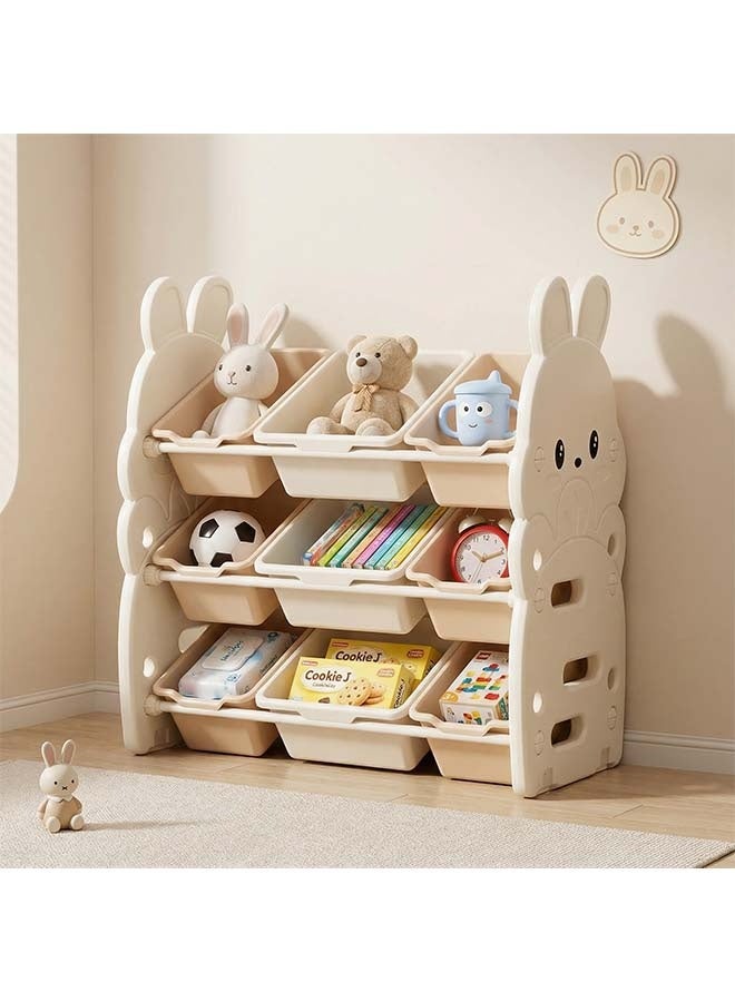 Beauenty Children Deluxe Toy Storage Organizer, Kids Storage Bins Toy Boxes, Children's Toy Storage Rack, Toddler Storage Organizer, Toy Box Organizer - Image 1