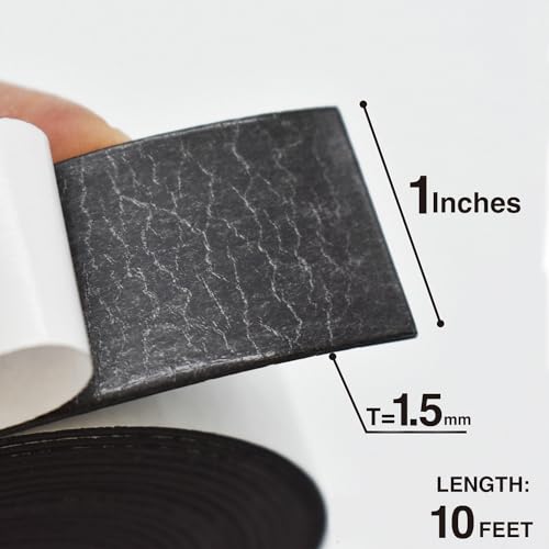 MagX Magnetic Tape with Adhesive 25cm3m Ultra Thick 15 mm Magnetic Strip with Self Adhesive Flexible Magnetic Roll Tape Peel and Stick Anisotropic Strong Magnets Stationery Office Supply - Image 3