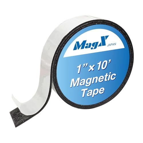 MagX Magnetic Tape with Adhesive 25cm3m Ultra Thick 15 mm Magnetic Strip with Self Adhesive Flexible Magnetic Roll Tape Peel and Stick Anisotropic Strong Magnets Stationery Office Supply - Image 1