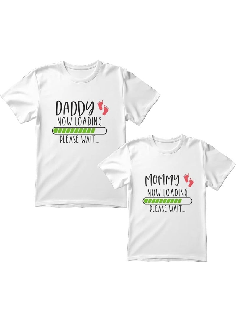 Matching Family Outfits Matching Pregnancy Announcement T-Shirts for Men & Women – Funny Baby Reveal Tees – Cotton Maternity Shirts for Mom & Dad to Be – Photoshoots, Baby Shower Outfit - Image 1