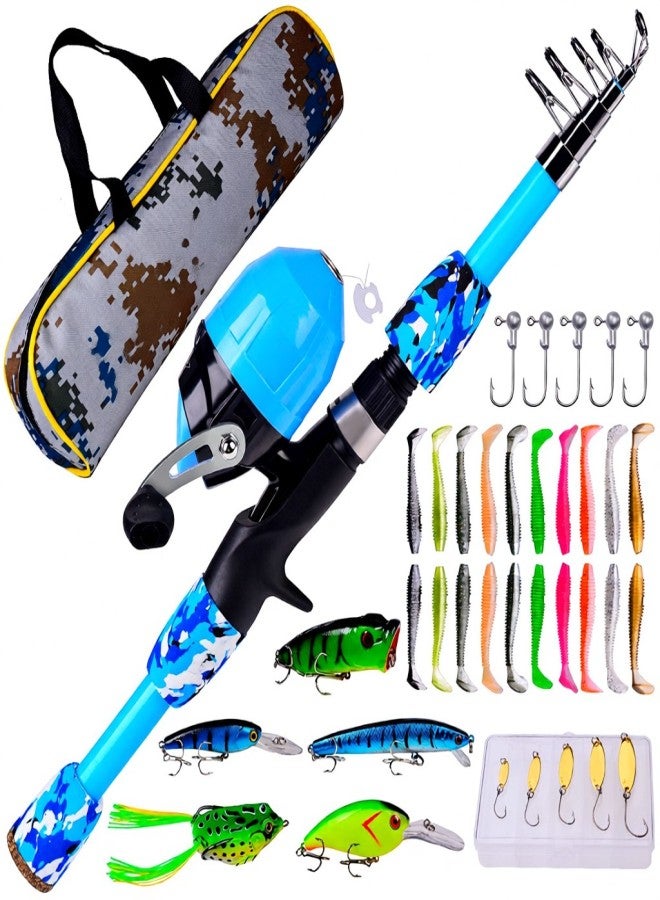 Proberos Offshore Angling Gear Suit Portable Sea Fishing Accessory Bag Set Retractable Fishing Rod Fishing Reel Fishing Tools Kit Fishing Bag - Image 1