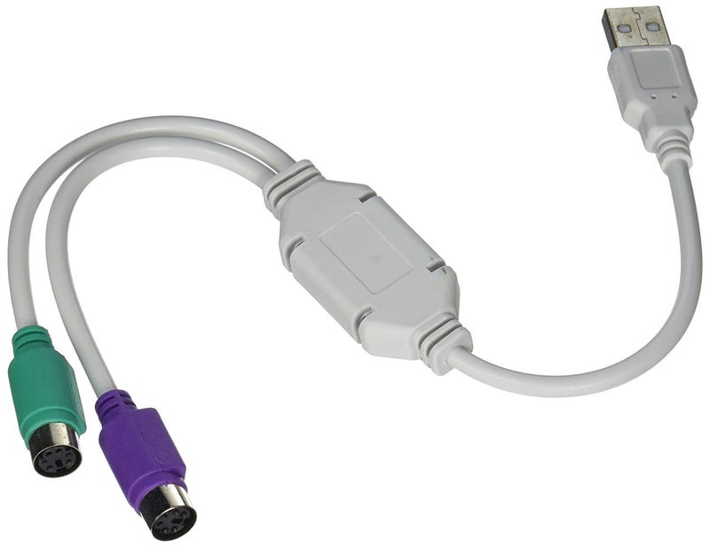 Technotech محول كابل PS/2 إلى USB للوحة المفاتيح والفأرة - Image 2