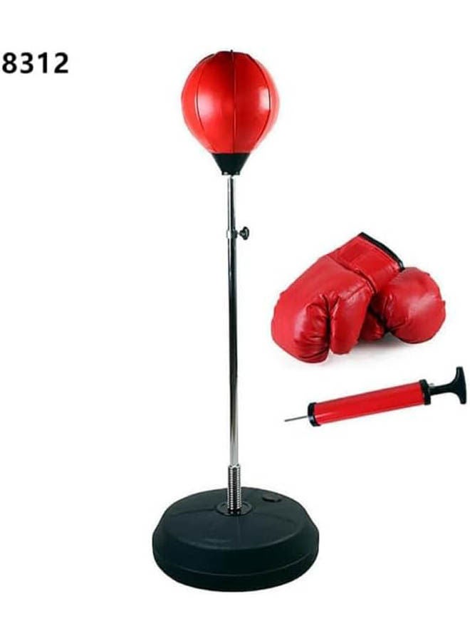 Generic Boxing Ball Set With Punching Bag, Boxing Bag Set With Gloves And Pump  - Image 3