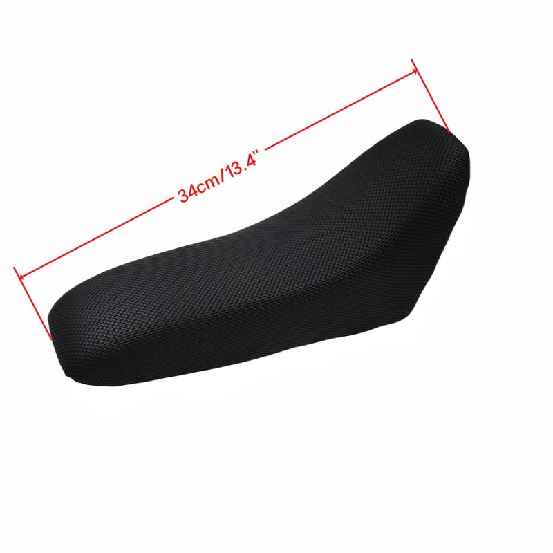 Cleo CLEO Fenders Fairings Replacement Plastic Kit with Black Seat for Chinese 50cc Apollo Dirt Bike Pit Bike（black and white）  - Image 2