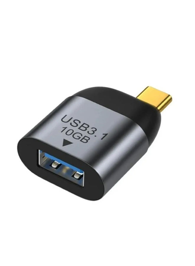 Haing USB-C 3.1 MALE TO USB-A FEMALE OTG ADAPTER USB3.1 GEN 2 10GBPS - Image 2