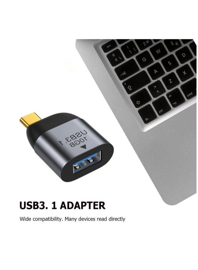 Haing USB-C 3.1 MALE TO USB-A FEMALE OTG ADAPTER USB3.1 GEN 2 10GBPS - Image 5