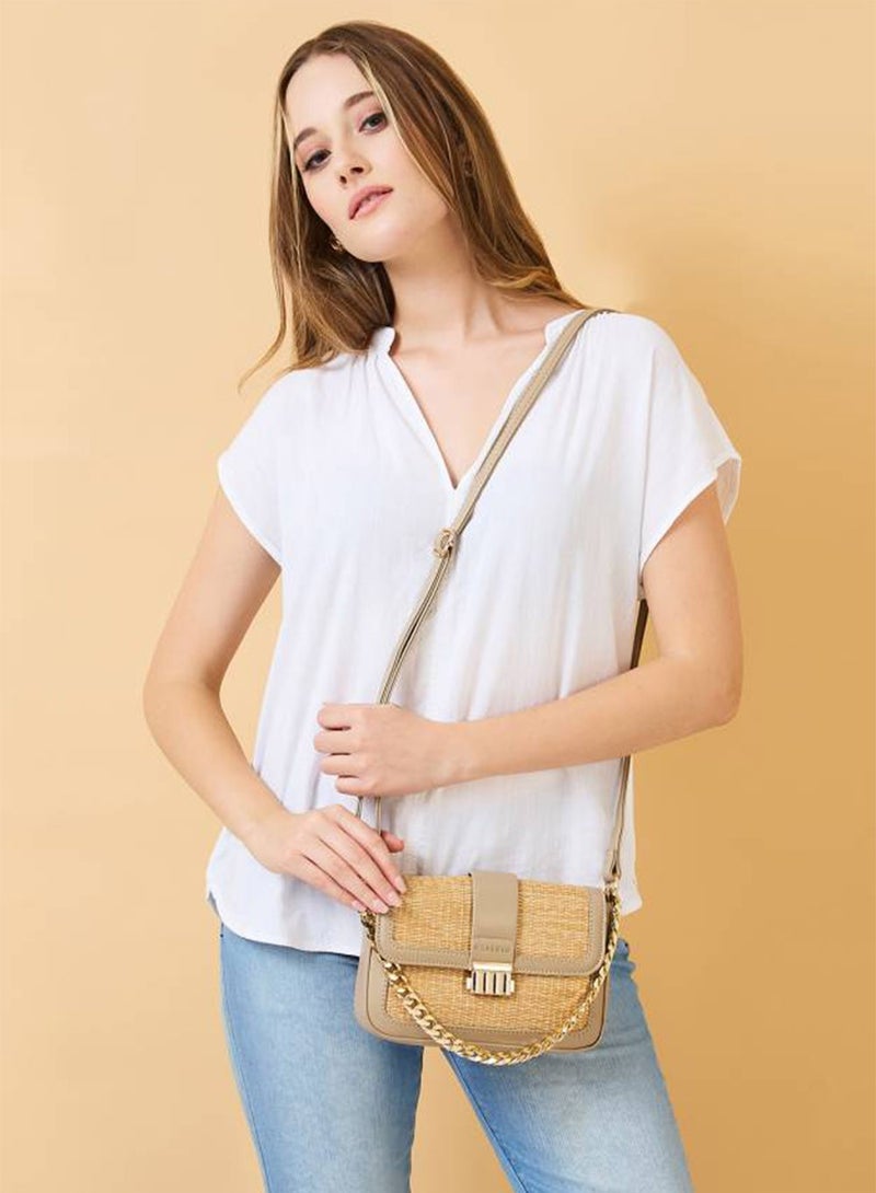 CAPRESE-GEORGIA SLING SMALL BEIGE