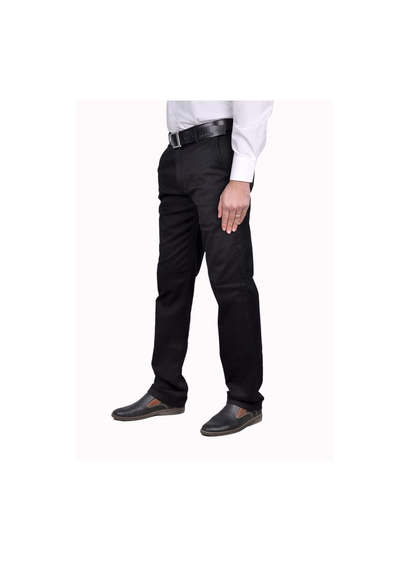 JUPITER Black gabardine pants  - Image 2