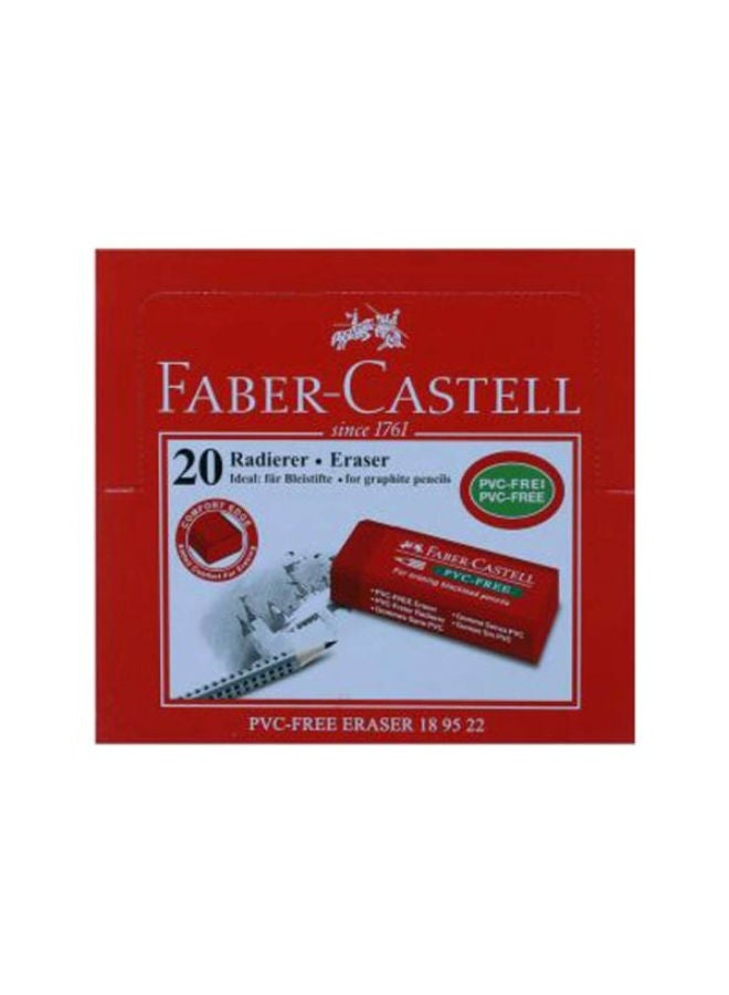 ممحاة خالية من PVC – علبة 20