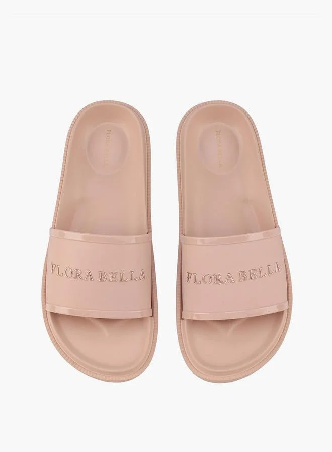 فلورا بيلا من شو إكسبرس Women Logo Embossed Slides