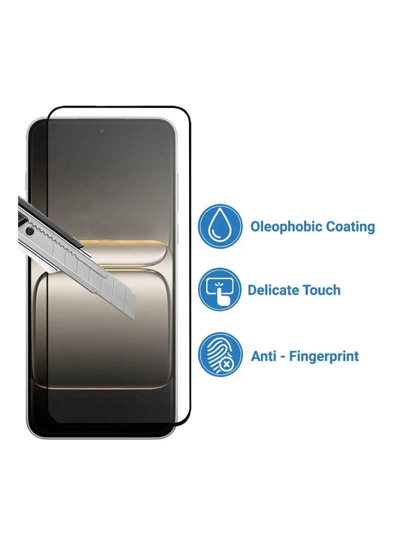 2 Pieces OnePlus Nord 5 5G  Screen Protector – Edge to Edge Tempered Glass Screen Protector, High Transparency, Delicate Touch, Anti-Explosion, Smooth Arc Edges, Easy Installation - Image 3