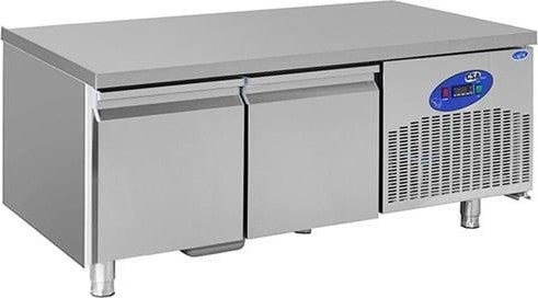 CSA Inox Karacasan Industrial 135 Lt Two Door 700 Under-Unit Refrigerator 