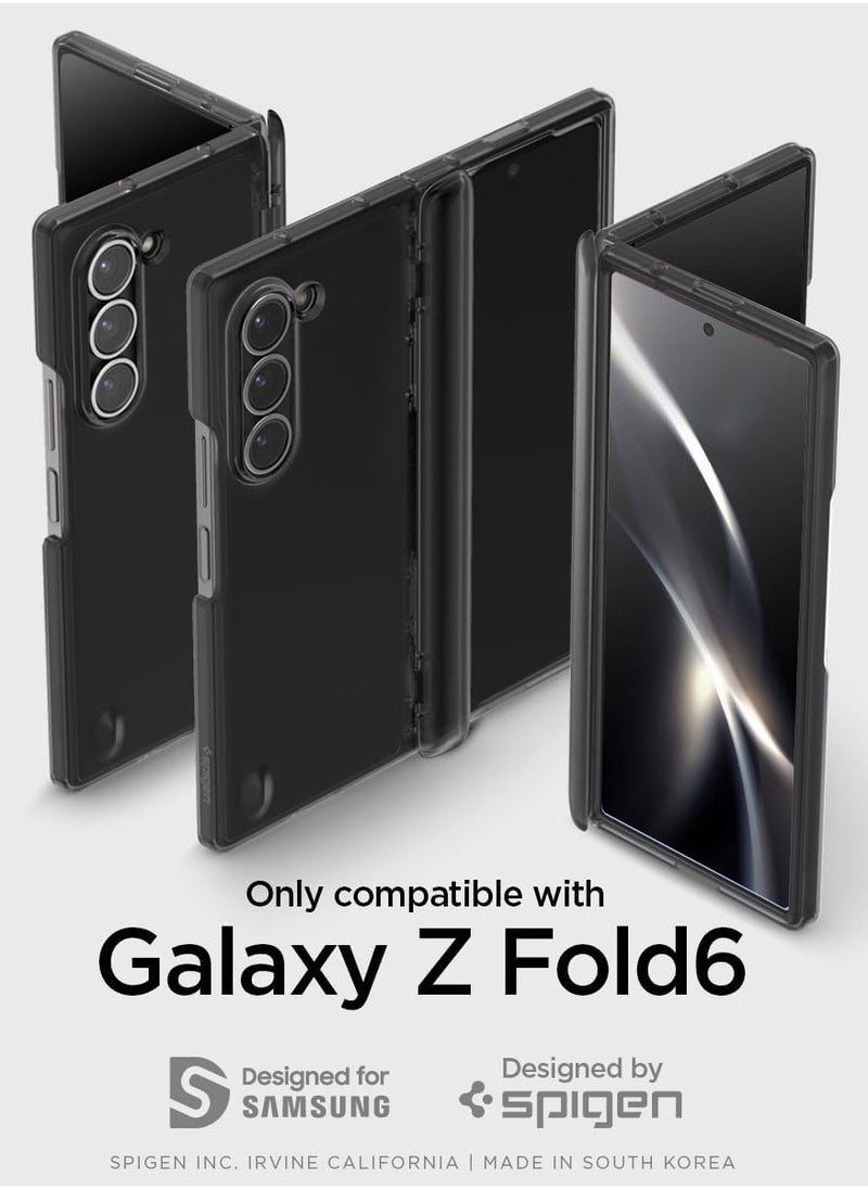 Spigen - Ultra Hybrid Pro Samsung Galaxy Z Fold 6 Case Cover (2024) with [Hinge Protection] - Frost Gray - Image 1