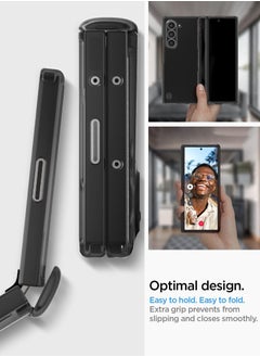 Spigen Ultra Hybrid Pro Samsung Galaxy Z Fold 6 Case Cover (2024) with [Hinge Protection] - Frost Gray  - Image 5
