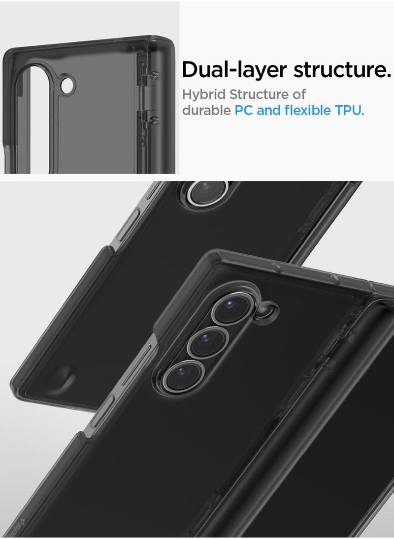 Spigen - Ultra Hybrid Pro Samsung Galaxy Z Fold 6 Case Cover (2024) with [Hinge Protection] - Frost Gray - Image 1