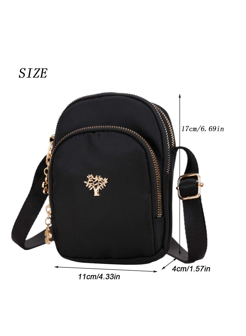 Nylon Cell Phone Purse Small Crossbody Bag for Women Girls Little Purse Wallet  - Image 2