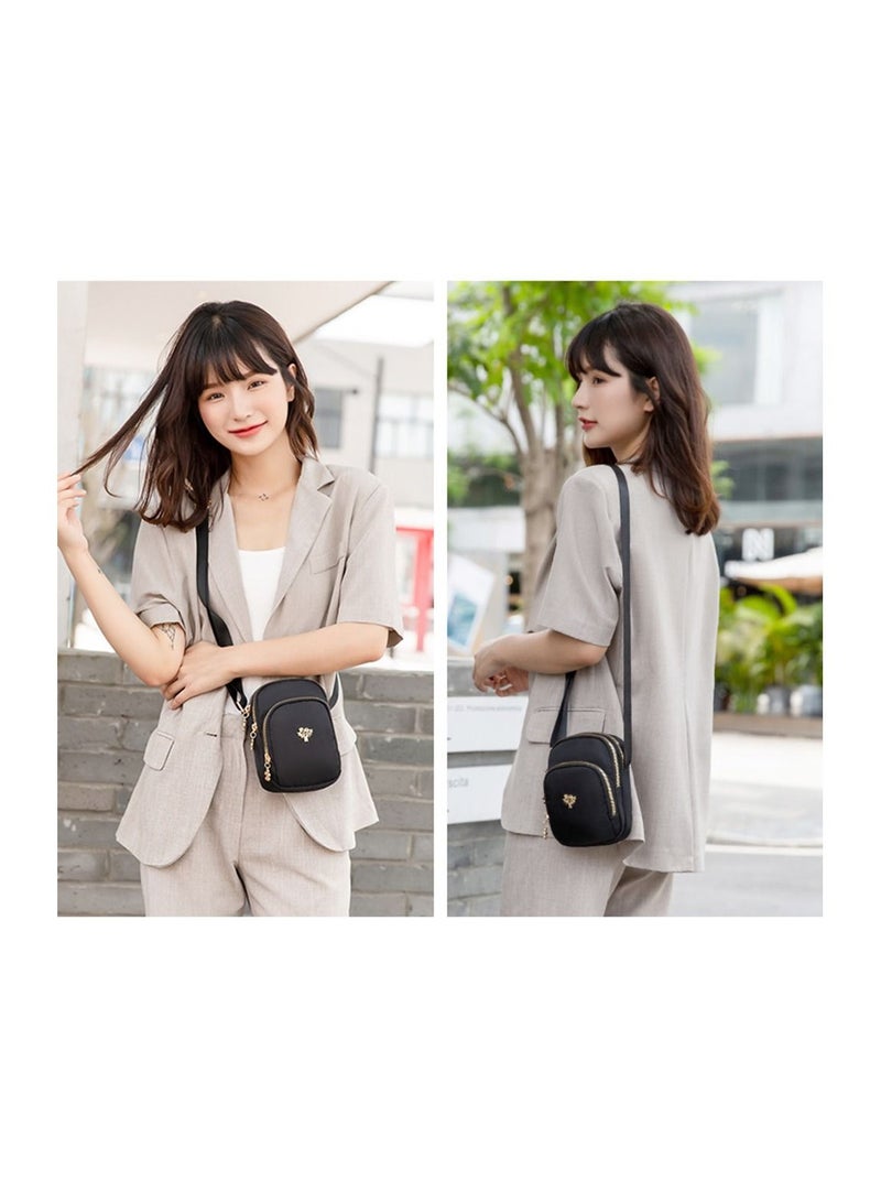 Nylon Cell Phone Purse Small Crossbody Bag for Women Girls Little Purse Wallet  - Image 5
