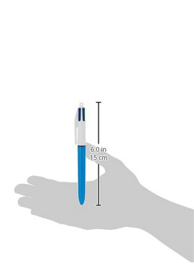 4-Color Original Retractable Ball Pens, Medium Point (1.0Mm), 12-Count Pack, Retractable Ball Pen With Long-Lasting Ink