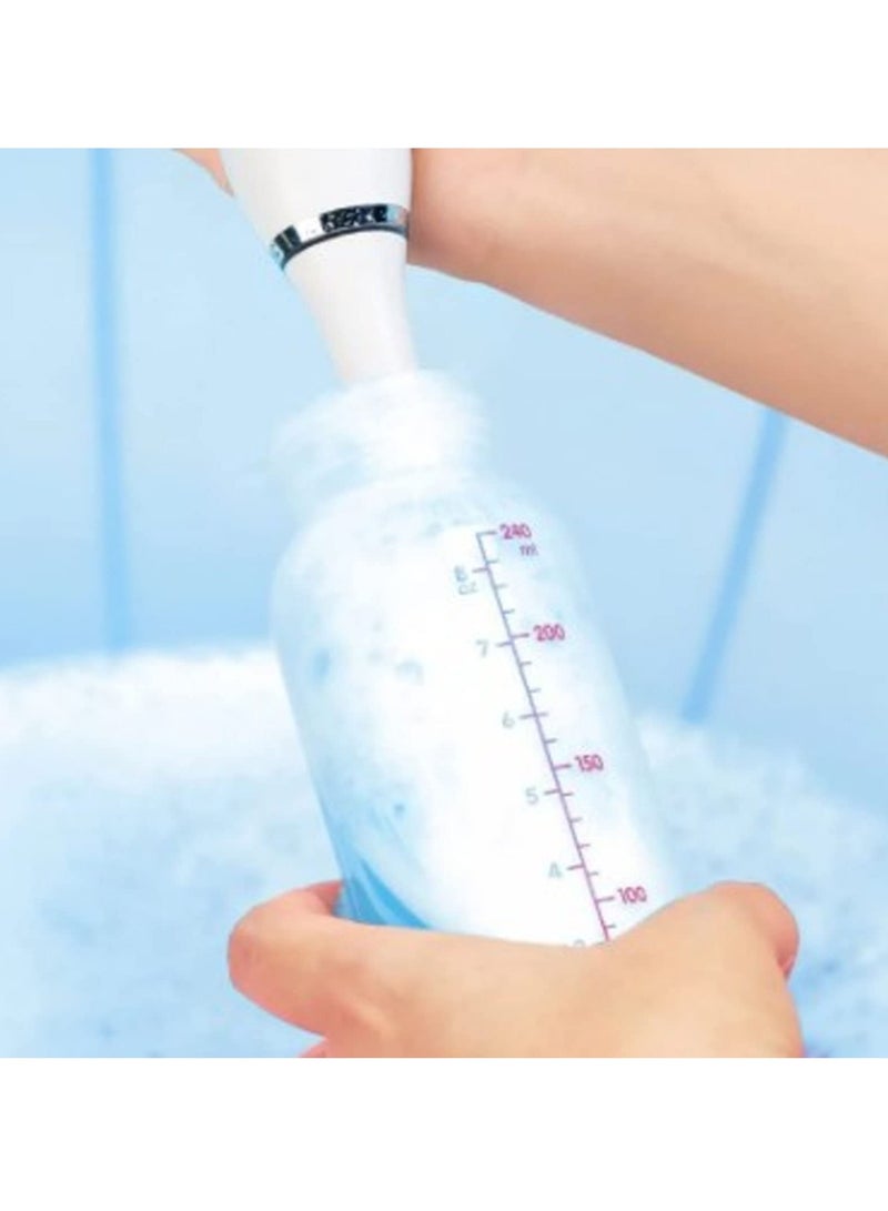 SYOSI Electric Bottle Brush, Electric Baby Bottle Cleaning Brush Kit, Silicone Bottle Brush Set, Rechargeable Cordless Electric Brush, Portable Baby Bottle Brush for Cleaning Bottle and Nipple - Image 2