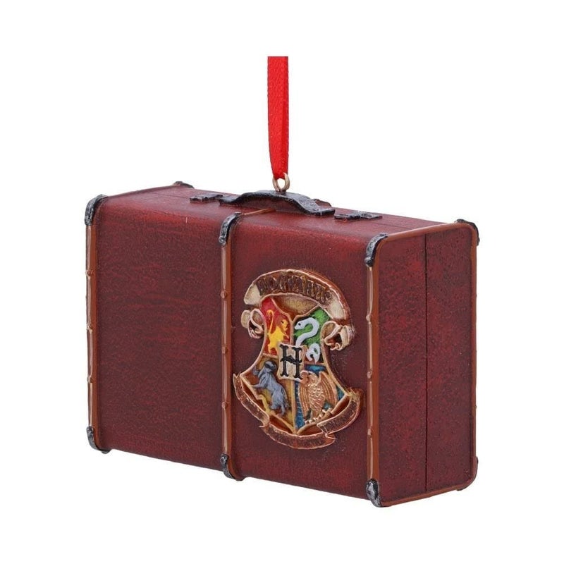 Nemesis Now Harry Potter Hogwarts Suitcase Trunk Hanging Ornament Decoration Resin Officially Licensed Harry Potter Merchandise Hogwarts Giftware Cast in The Finest Resin Expertly HandPainted