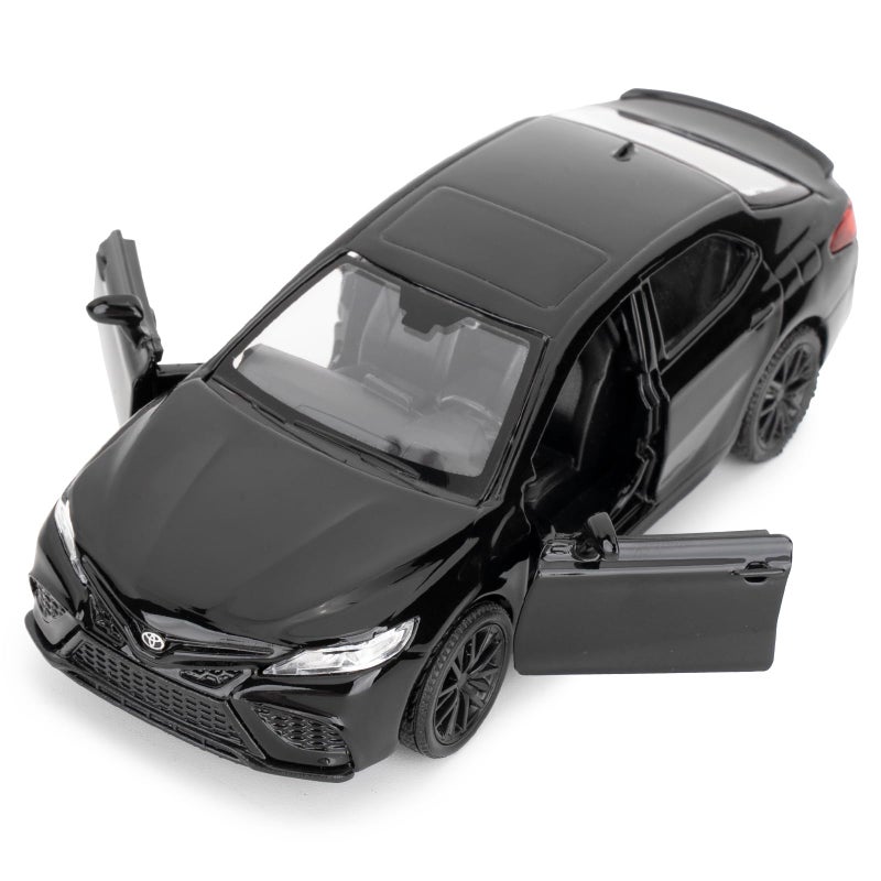 LOVEPOSELY 136 Scale Camry XSE Diecast Model Car Toy Zinc Alloy Pull Back Supercar Vehicles Toy Car for Kids Adults Gift Black - Image 2